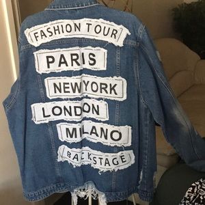 New stunning fashion demin jacket..